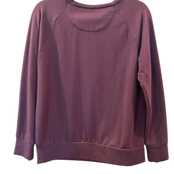 Eddie Bauer Women’s Purple Pullover Sweatshirt Soft Crew Neck Size: Large - Picture 2 of 5